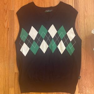 Argyle sweater vest